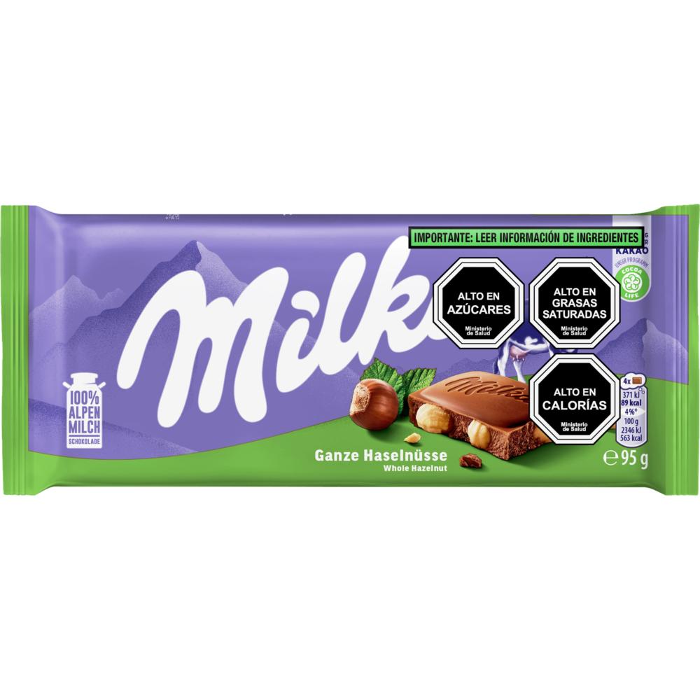 Chocolate Milka whole hazelnut 95 g Chocolate Milka whole hazelnut 95 g