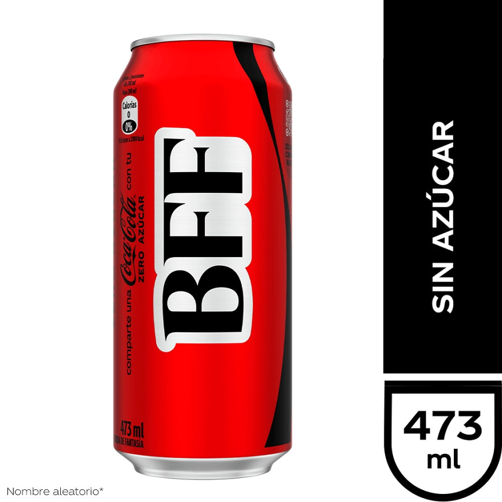 Bebida Coca Cola zero lata 473 ml