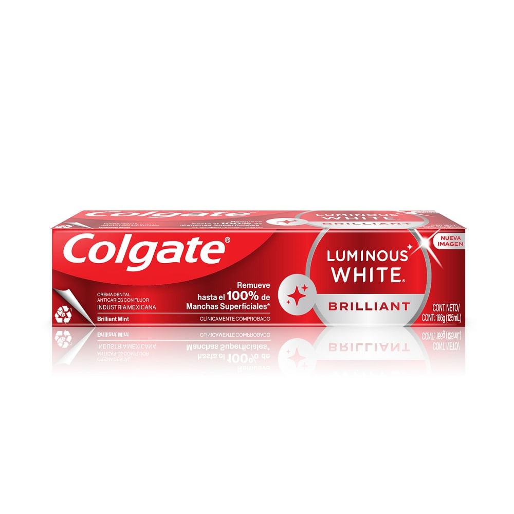 Pasta dental Colgate luminous brilliant 125 ml