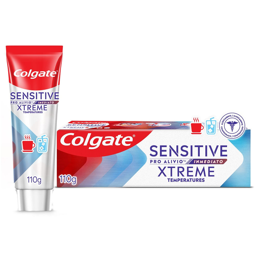 Pasta dental Colgate sensitive pro alivio inmediato xtreme 110 g