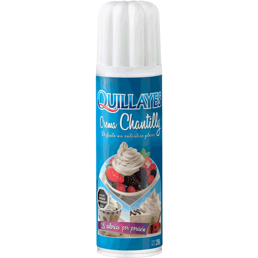Crema chantilly Quillayes spray 250 g