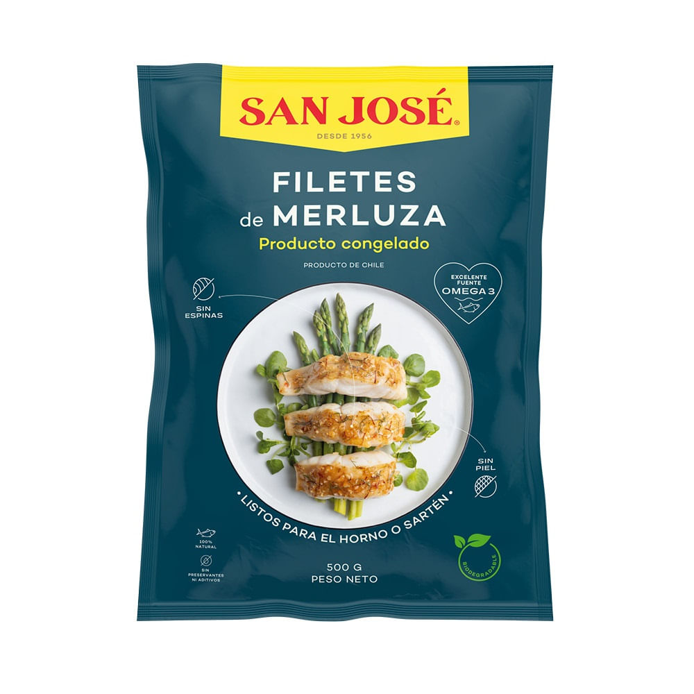 Filetes de merluza hoki San José 500 g Filetes de merluza hoki San José 500 g