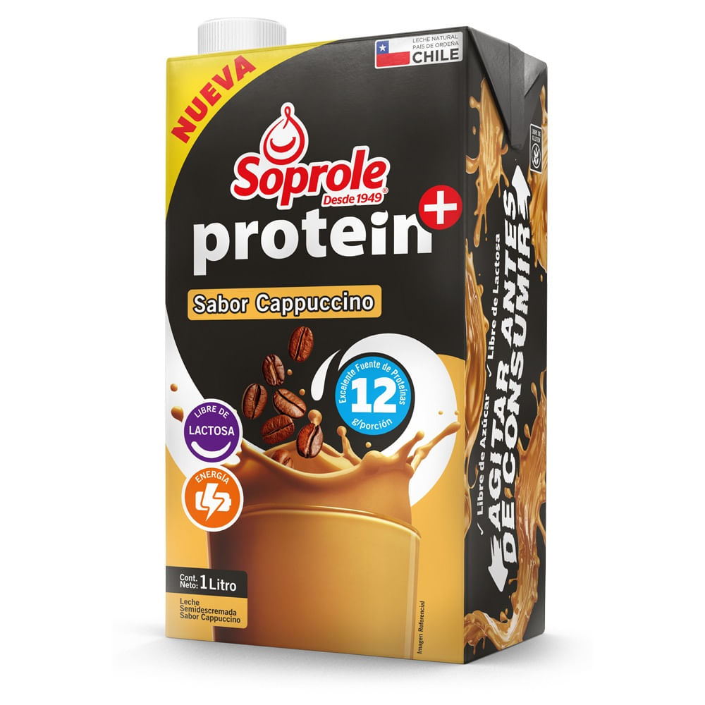 Leche protein Soprole sabor cappuccino 1 L Leche protein Soprole sabor cappuccino 1 L