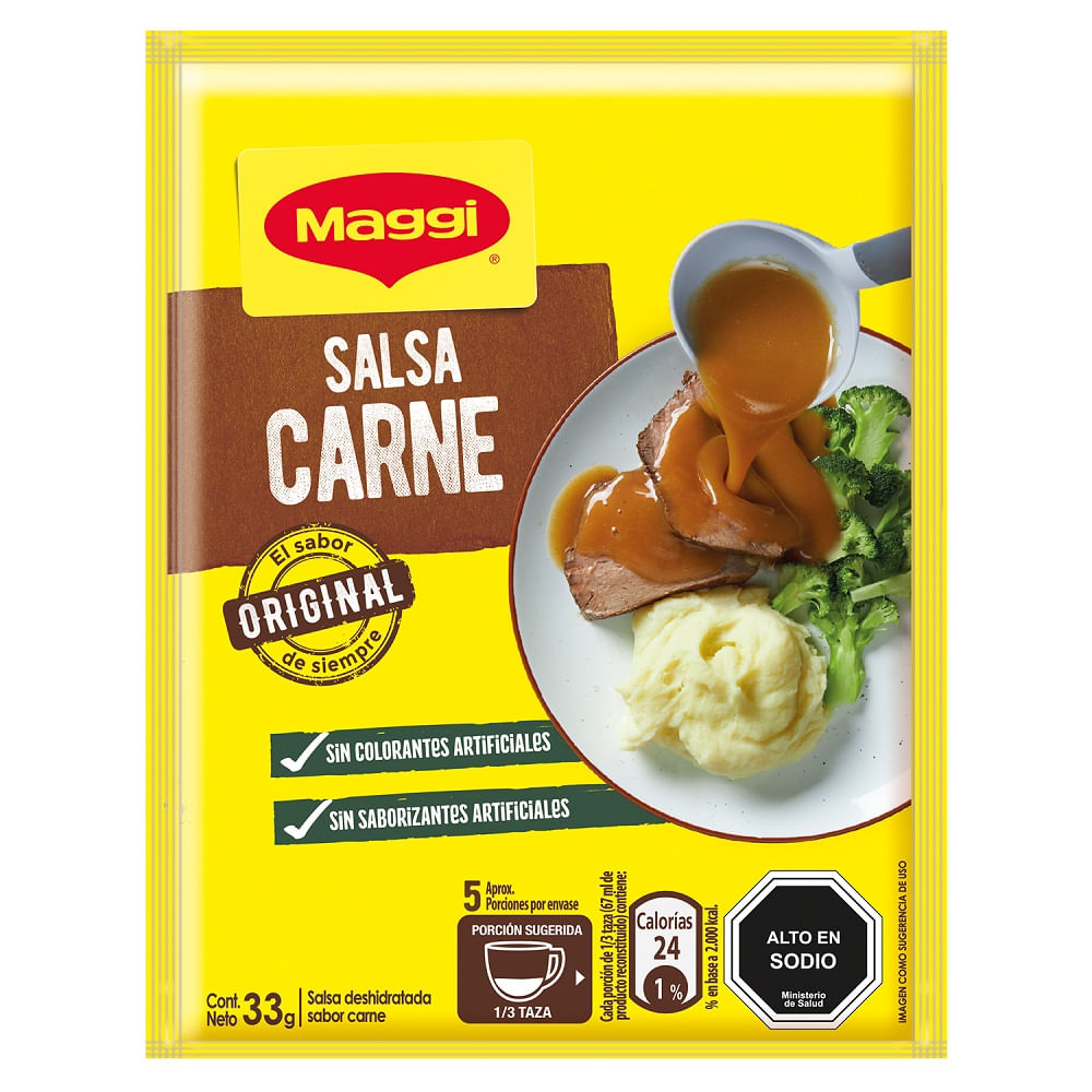 Salsa deshidratada Maggi carne sobre 33 g Salsa deshidratada Maggi carne sobre 33 g