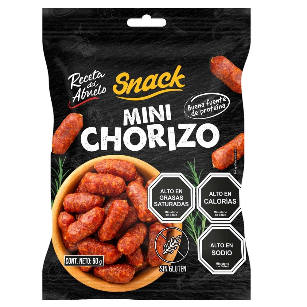 Snack mini chorizo Receta del Abuelo 60 g