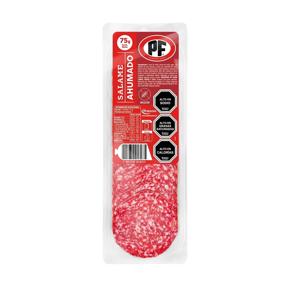 Salame ahumado PF 75 g