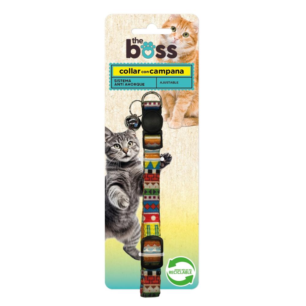 Collar con campana The Boss anti ahorque 1 un