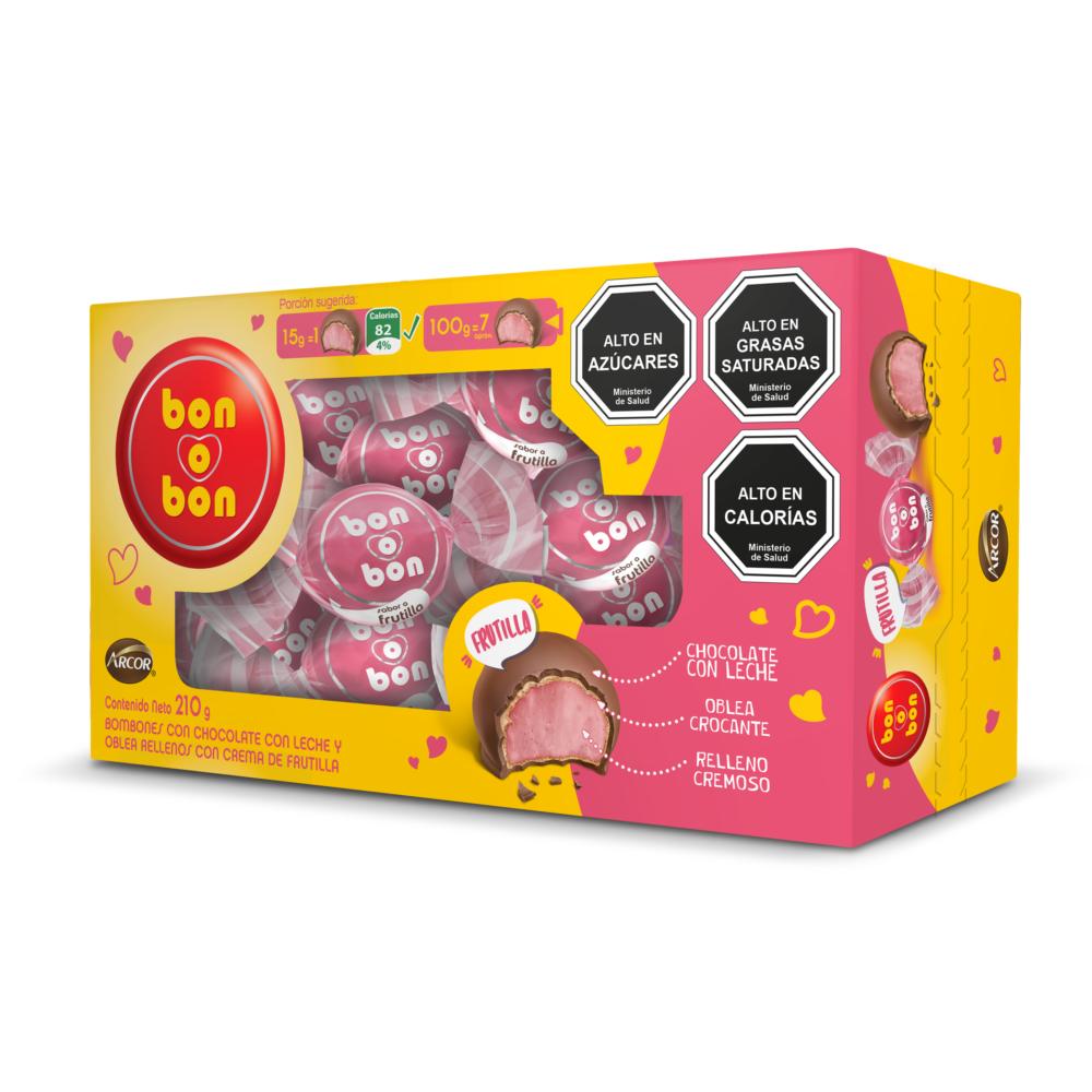 Bombones Bon o Bon frutilla 210 g