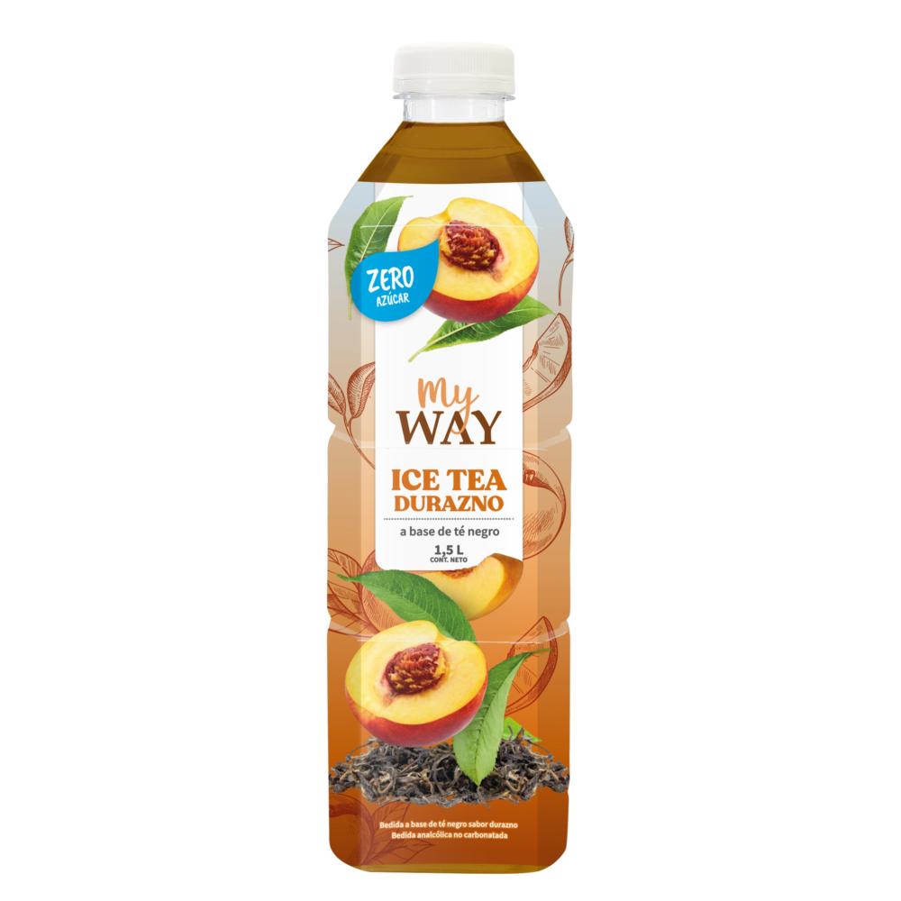 Té negro My Way zero ice tea durazno 1.5 L | Unimarc