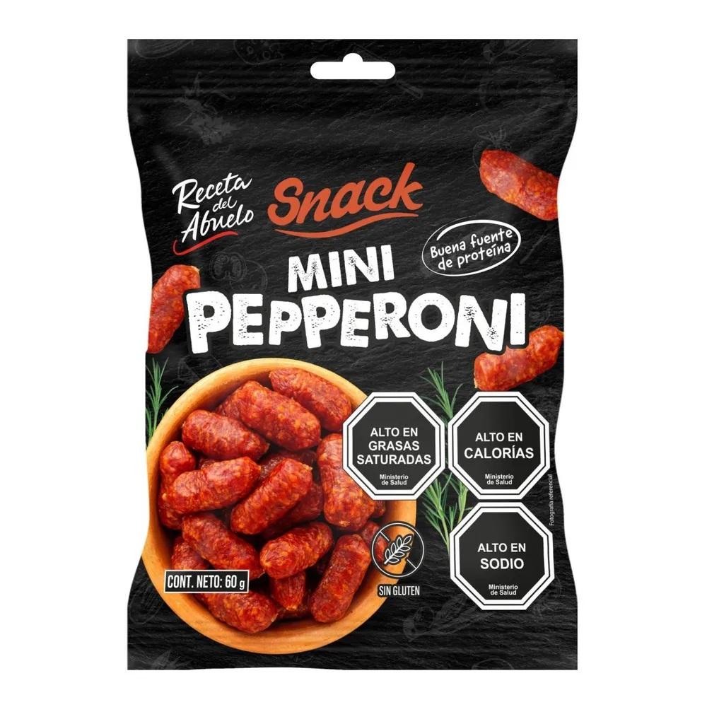 Mini snack Receta del abuelo pepperoni 50 g - Unimarc - $1.290