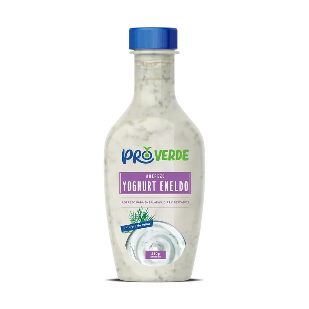 Salsa aderezo Proverde yoghurt eneldo 250 gr