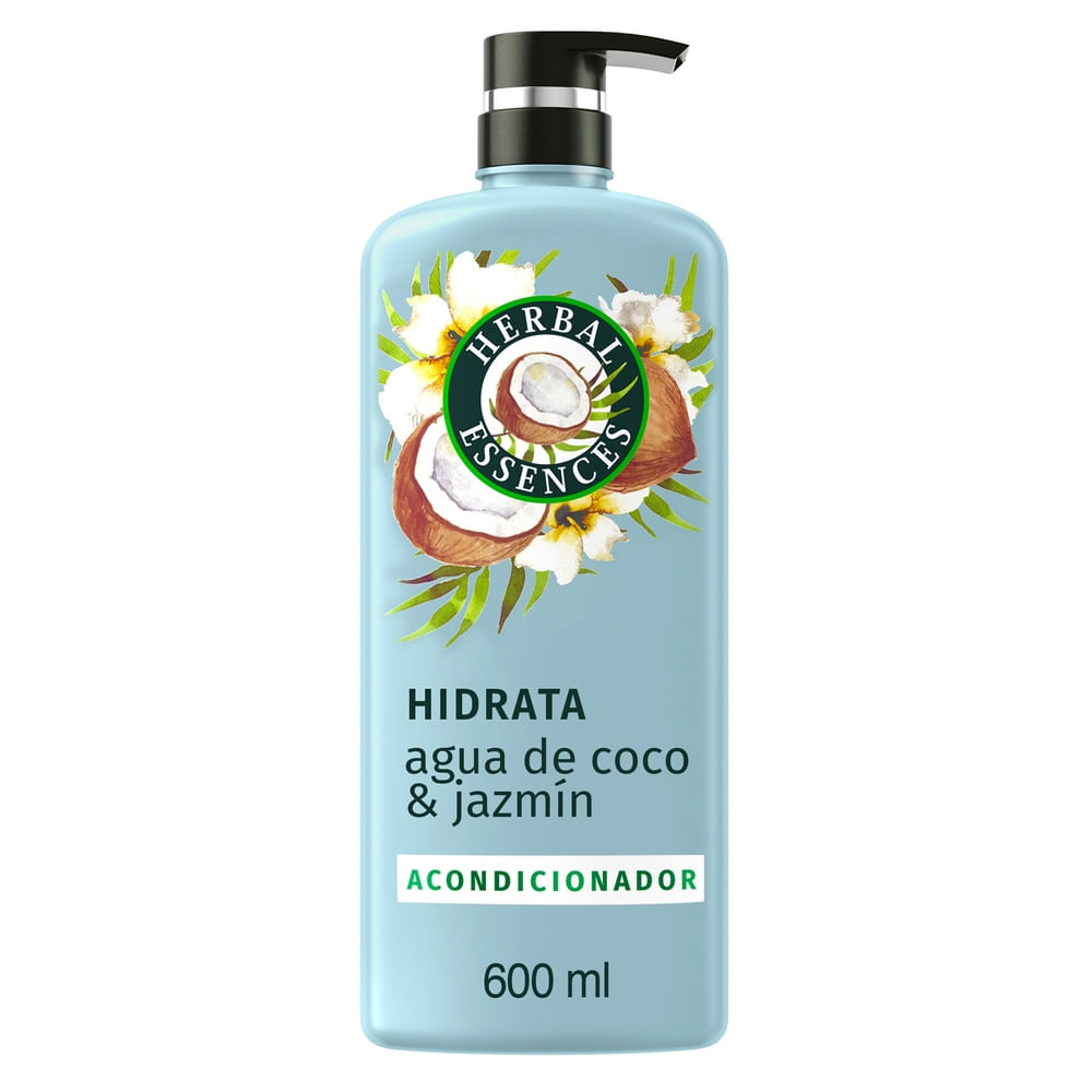 Acondicionador Herbal Essences agua de coco y jazmín 600 ml | Unimarc