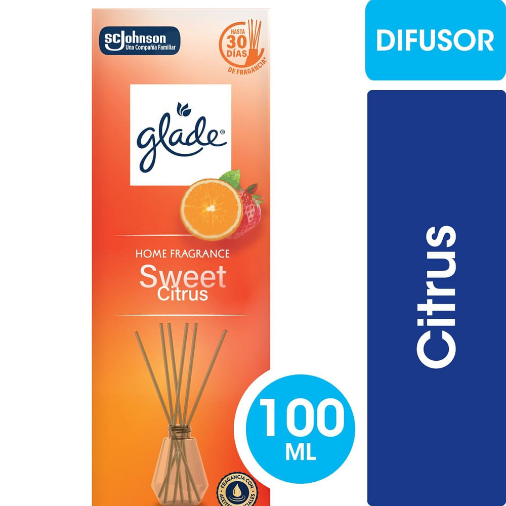 Aromatizante Glade citrus sweet varitas 100 ml